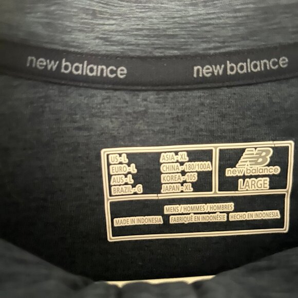 J Crew x New Balance N Transit Quarter Zip Pullover - Navy - Large - Picture 4 of 4